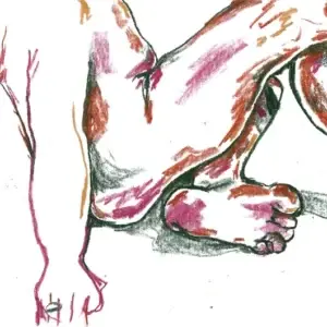 Verwobene Körper in Bewegung